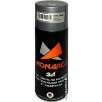 Грунт-эмаль Monarca По ржавчине 3 в 1 RAL 9006 0.52 л (белый алюминий)