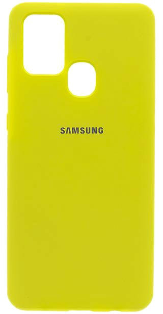 

Чехол для телефона EXPERTS Original Tpu для Samsung Galaxy A21s с LOGO (желтый)