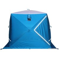 Палатка для зимней рыбалки Пингвин Призма премиум Strong (синий/белый)