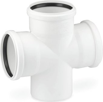 Фитинг РосТурПласт Крестовина 110x110 87° 24569