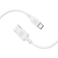 Кабель Borofone BX113 USB Type-A - USB Type-C (1 м, белый)