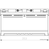 Автомобильный аккумулятор AutoPart Galaxy Gold Ca-Ca 602-560 (102 А/ч)