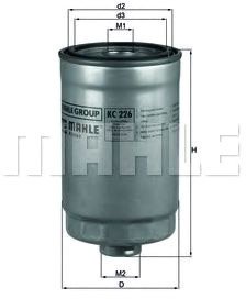 

Топливный фильтр Mahle Knecht KC226