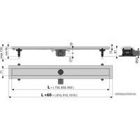 Трап/канал Alcaplast APZ13-Double9-850