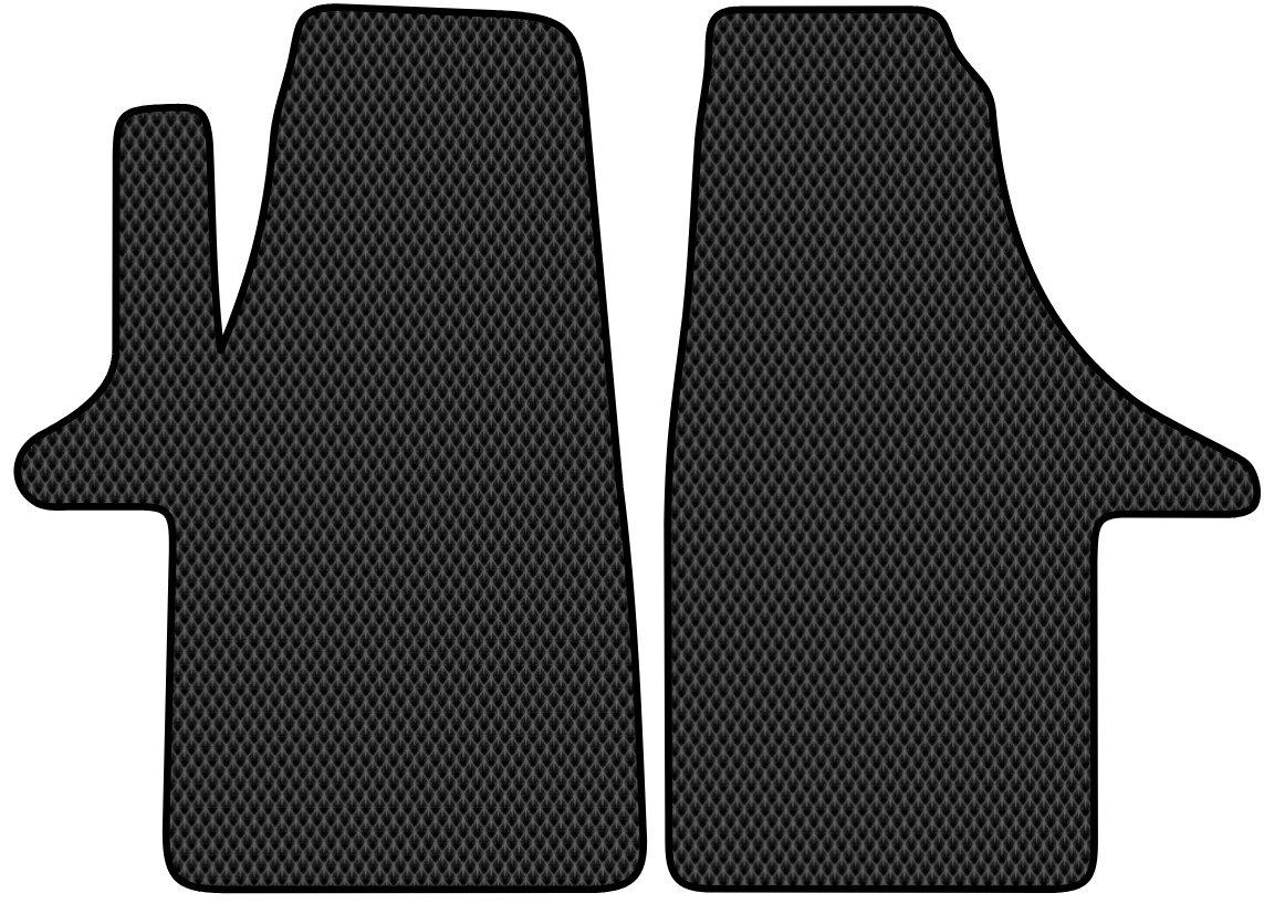 

Комплект ковриков для авто Alicosta Volkswagen Caravella V (минивэн / T5 / 2 места, T5 / 3 места) 2002 - 2015 (черный, ромб)