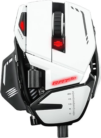 

Игровая мышь Mad Catz R.A.T. 8+ (белый)