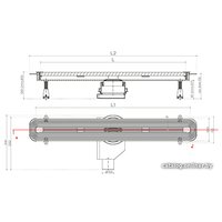 Трап/канал Pestan Slim Line 300 мм