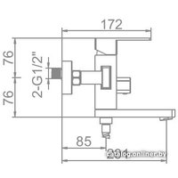 Смеситель Ledeme L73233
