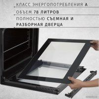 Электрический духовой шкаф ZorG BE7 (черный)