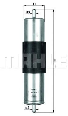 

Топливный фильтр Mahle Knecht KL473