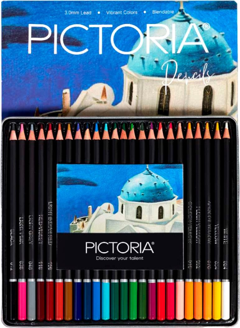 

Набор цветных карандашей Pictoria Architecture CPS24A (24 шт)