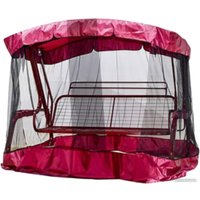 Москитная сетка МебельСад АМС эконом 220x145x175 см (черно-бордовый)