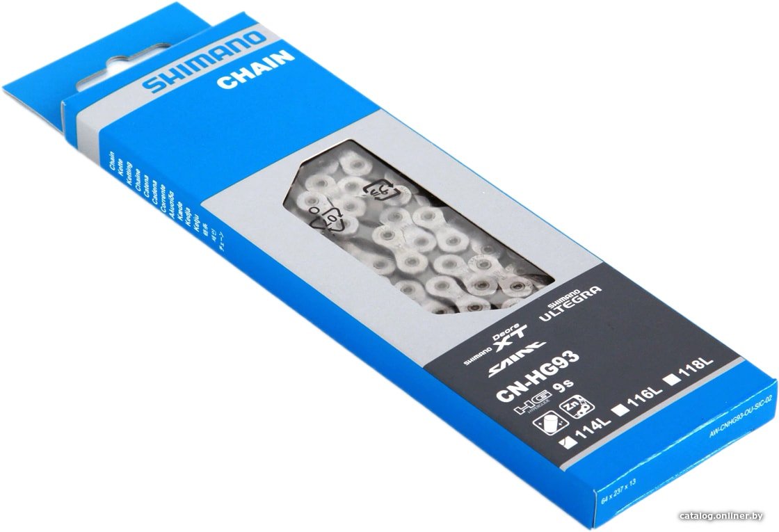 Цепь велосипедная Shimano Deore XT CN-HG93 116 звеньев