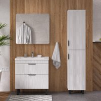  Volna Тумба с умывальником Lotty 80.2Y Миранда + Миранда 80 (напольная)