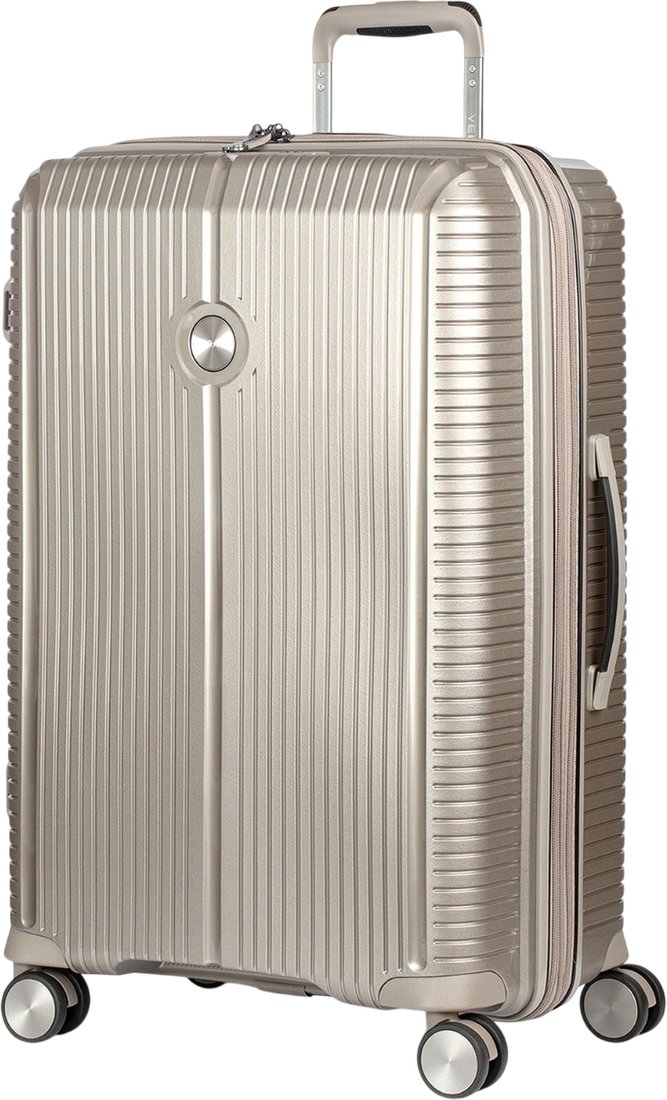 

Чемодан-спиннер Verage Rome 19006-L 77 см (хаки золотистый)