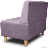 Диван Brioli Руди полоса двухместный (V6-лиловый)