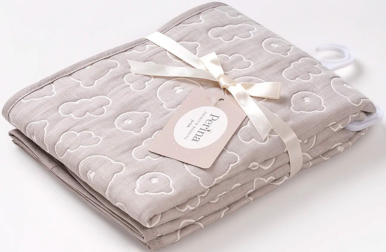 Плед Perina Soft Cotton 110х80 (серый)