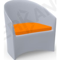 Кресло Berkano Oasis 230_034_21_57 (серый/оранжевый)