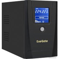 Источник бесперебойного питания ExeGate SpecialPro Smart LLB-1000.LCD.AVR.1SH.2C13.RJ.USB EX292788RUS