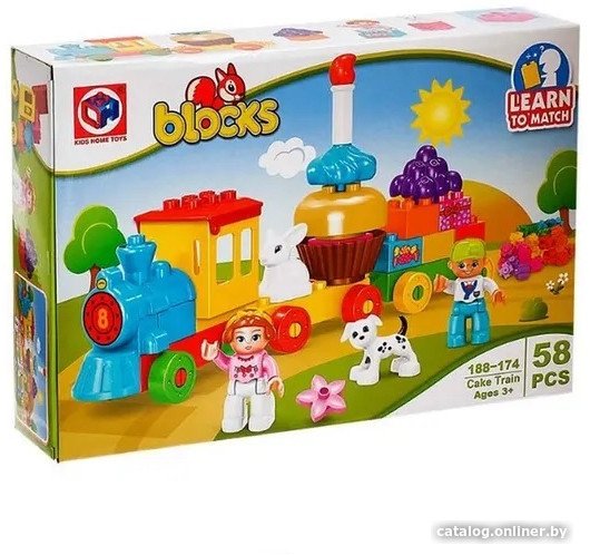 Конструктор Kids Home Toys Сказочный паровоз 4371510