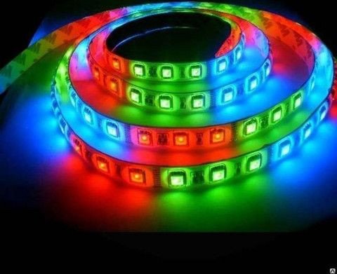 Светодиодная лента General Lighting Systems GLS-5050-60-14.4-12-IP20-RGB