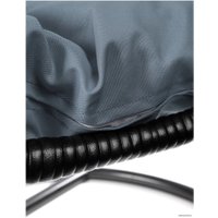 Подвесное кресло M-Group Для двоих Люкс 11510409 (черный ротанг/серая подушка)