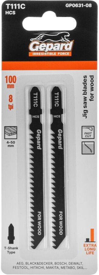 

Набор пильных полотен Gepard GP0631-08