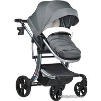Универсальная коляска Aimile Original New Silver (2 в 1, темно-серый)