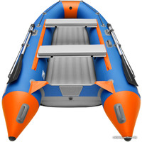 Моторно-гребная лодка Roger Boat Trofey 2900 (без киля, синий/оранжевый)