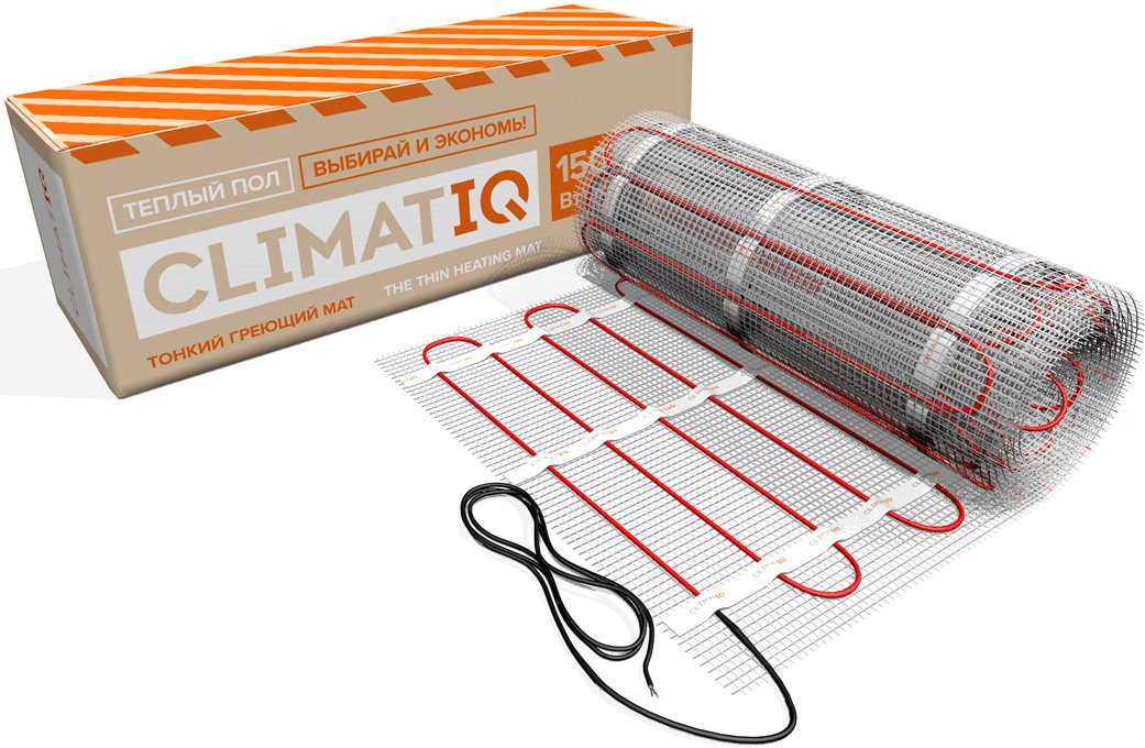 

Нагревательный мат IQWatt Climatiq-1.0 1 кв.м. 150 Вт