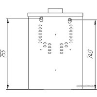Свободностоящая печь-камин ЭкоКамин Бавария с плитой и теплообменником (ПКП 007)