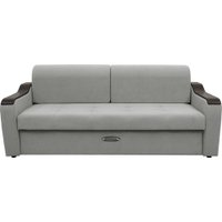 Диван Сириус Лидер-3 НПБ (Eva 08 велюр светло-серый)