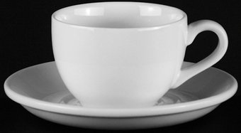 Чашка с блюдцем Chan Wave Classic Шоко фк875