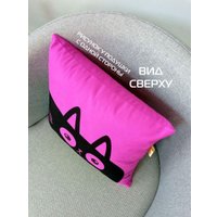 Декоративная подушка Matex Meow. Chubby 62-097 (фуксия/черный)