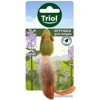 Игрушка для кошек Triol Мышка с перьями 22171049