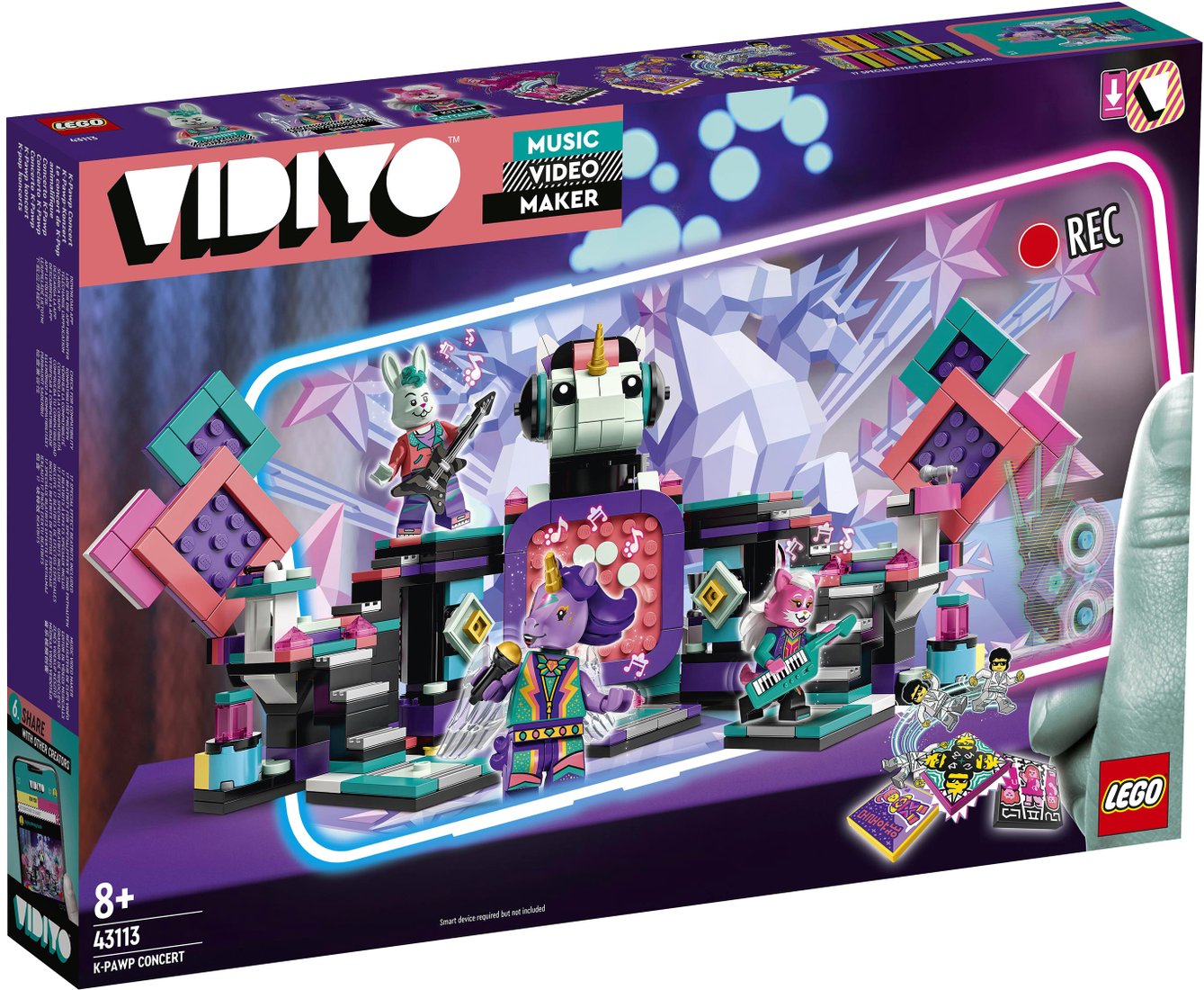 

Конструктор LEGO Vidiyo 43113 Концерт в стиле К-поп