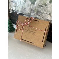 Ароматическая свеча Gentle Art в дереве Рождественское желание (деревянный фитиль)