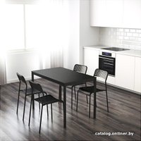 Кухонный стол Ikea Тэрендо (черный) [992.272.93]