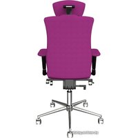 Офисное кресло Kulik System Elegance (с подголовником, розовый)