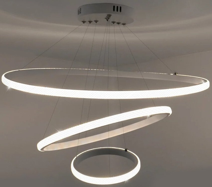 

Подвесная люстра Estares Akrilika Sim 70W 3R-APP-600x1100-WHITE/CLEAR-220-IP20