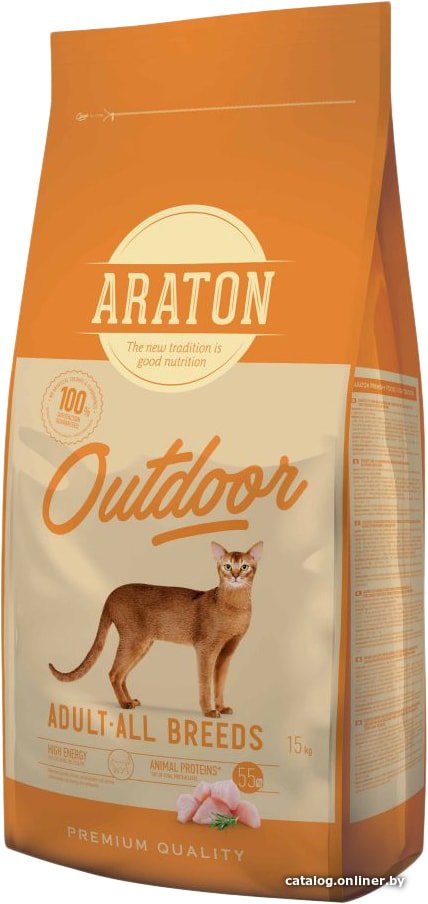 Сухой корм для кошек Araton Adult All Breeds Outdoor 15 кг