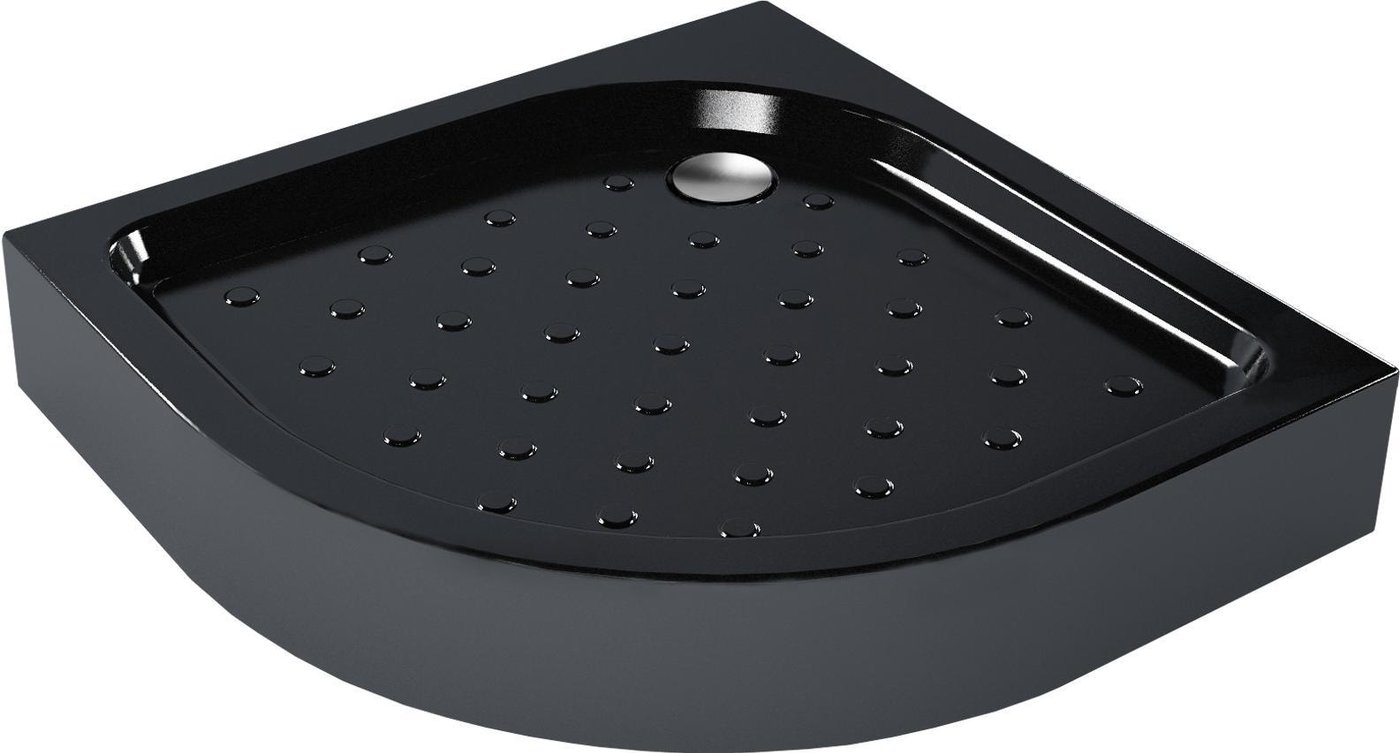 

Душевой поддон Метакам Classic Black N 90x90 АПS_013574 (закругленный)