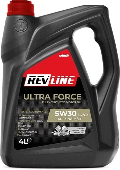 

Моторное масло Revline Ultra Force C2/C3 5W-30 4л