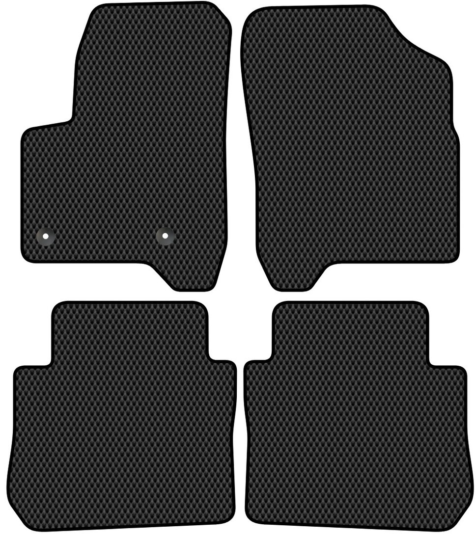 

Комплект ковриков для авто Alicosta Citroen C3 Picasso (минивэн) 2009 - 2016 (черный, ромб)