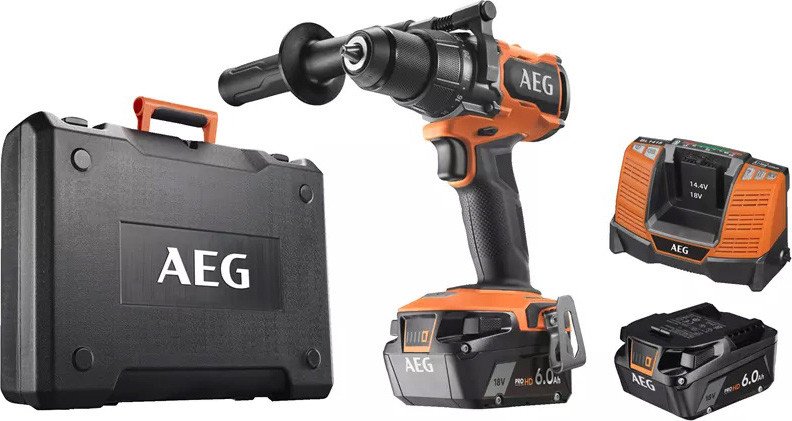 

Ударная дрель-шуруповерт AEG Powertools BSB 18BL2-602K 4935481043 (с 2-мя АКБ, кейс)