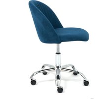 Офисное кресло TetChair Melody (флок, синий)