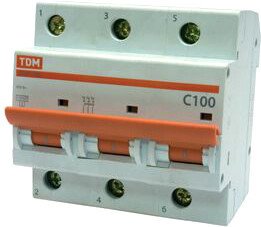 

Выключатель автоматический TDM Electric ВА 47-100 3Р 25А (C) 10кА SQ0207-0070