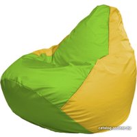 Кресло-мешок Flagman Груша Макси Г2.1-167 (желтый/салатовый)