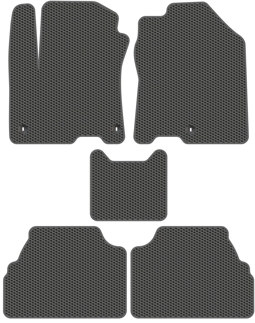 

Комплект ковриков для авто Alicosta Hyundai Kona Electric (suv / OS) 2018 - Н.В. (серый)