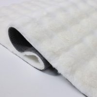 Коврик для кухни AksHome Buble Faux Fur (80x150, белый)